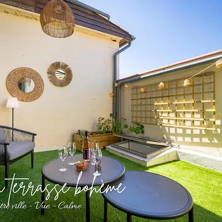 La Terrasse Boheme I T3 Climatise, Centre-ville Apartamento Montauban